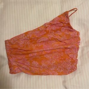 Zara floral one shoulder top